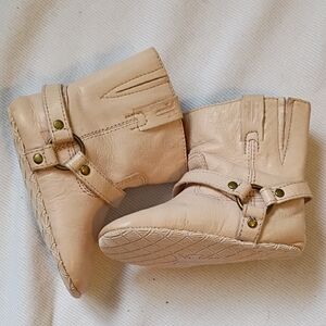 Frye Leather Baby Harness Boots